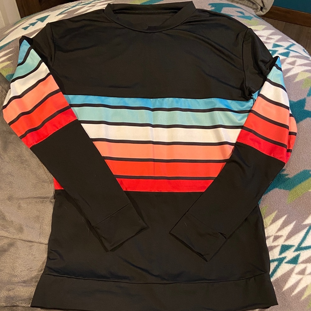 Striped Long Sleeve Top